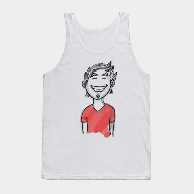 I'M HAPPY Tank Top by al7addad